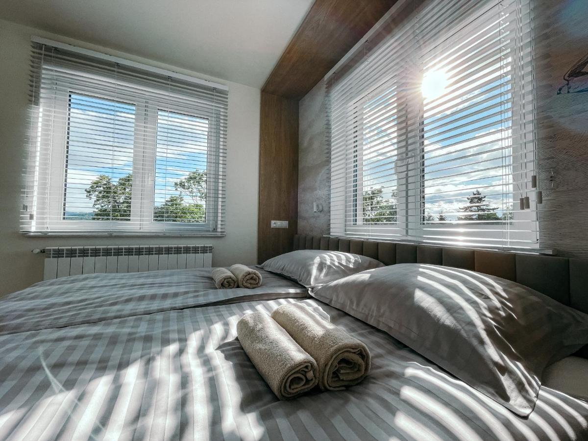 Penthouse Sloneczna Rapsodia - Blisko Parku Zdrojowego - Duzy Taras Na Dachu - Piekny Widok - Winda - Garaz Daire Rabka-Zdrój Dış mekan fotoğraf