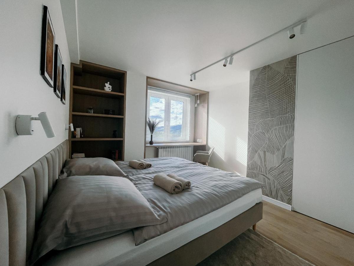 Penthouse Sloneczna Rapsodia - Blisko Parku Zdrojowego - Duzy Taras Na Dachu - Piekny Widok - Winda - Garaz Daire Rabka-Zdrój Dış mekan fotoğraf
