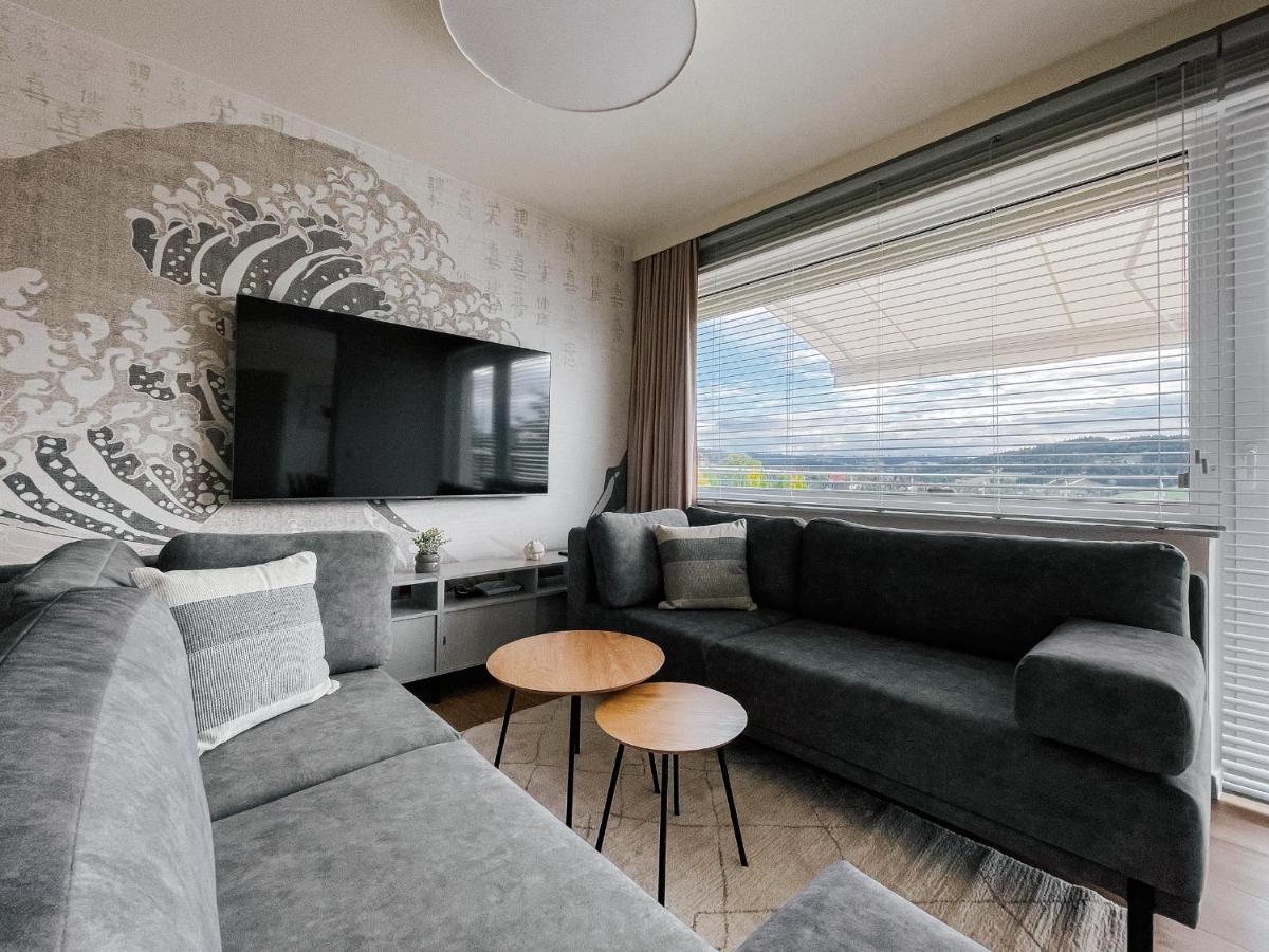 Penthouse Sloneczna Rapsodia - Blisko Parku Zdrojowego - Duzy Taras Na Dachu - Piekny Widok - Winda - Garaz Daire Rabka-Zdrój Dış mekan fotoğraf